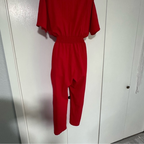 DEE CALIFORNIA Vintage Women’s Jumpsuit 7/8 Elastic Waist 80s style disco - Picture 14 of 15